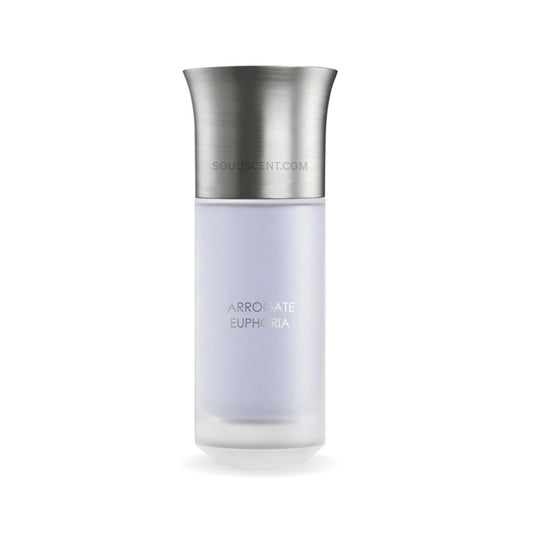 White PERUFME BOTTLE on a white background