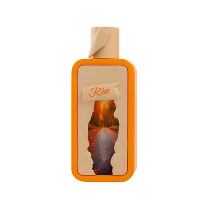 Product packaging with 'Rise' branding on a white background